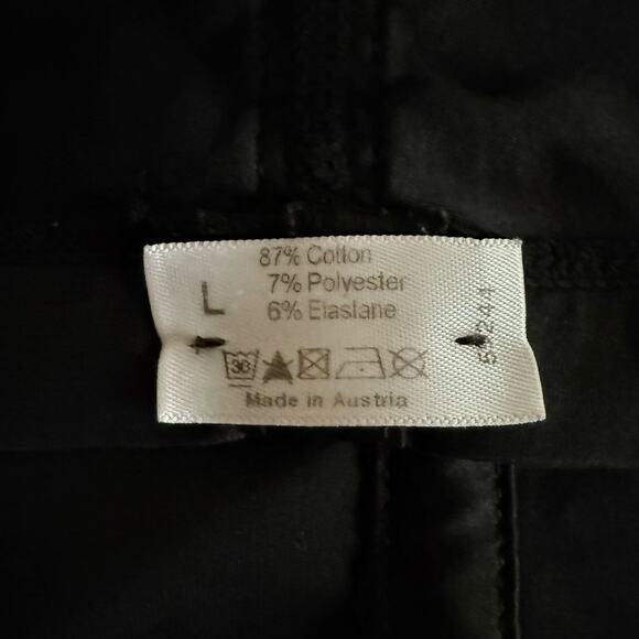 Wolford Ontario Tank Top Size Large 59244 V-neck Black Satin Trim Minimalist - Picture 4 of 5